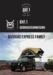 V8 equipment Biviouac Express Family BXF.1 Gebrauchsanweisung