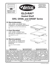 Hatco GLO-RAY GRS-30-I Installations- Und Bedienungshandbuch