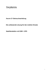 Thuraya Ascom 21 Gebrauchsanleitung
