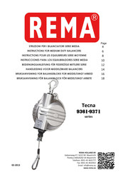 REma Tecna 9371 Serie Bedienungsanleitung