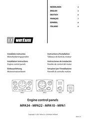 Vetus MP21 series Bedienungs- & Einbauanleitung