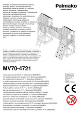 Lemeks Palmako MV70-1212-1 Montage-, Aufbau- Und Wartungsanleitung