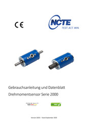 NCTE 2000-Serie Gebrauchsanleitung Und Datenblatt
