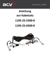 ACV 1195-25-6500-0 Anleitung