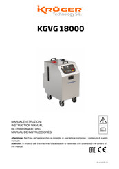Krüger Technology KGVG 18000 Betriebsanleitung