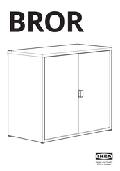 IKEA BROR 2067460 Montageanleitung