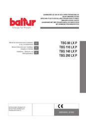 baltur TBG 140 LX P Installations-, Gebrauchs- Und Wartungshandbuch