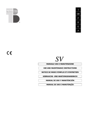 Technoblock SVV0100 Gebrauchs- Und Wartungshandbuch
