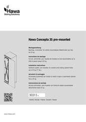 HAWA Concepta 35 pre-mounted Montageanleitung
