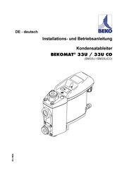 Beko BM33U Installation Und Betriebsanleitung