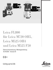 Leica FL800 Gebrauchsanweisung Und Montageanleitung