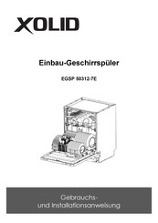 Xolid EGSP 50312-7E Gebrauchs- Und Installationsanweisung