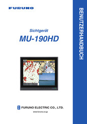 Furuno MU-190HD Benutzerhandbuch