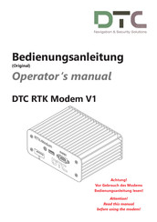 DTC RTK Modem V1 Bedienungsanleitung