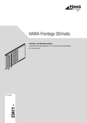 HAWA Frontego 30/matic Planungs- Und Montageanleitung