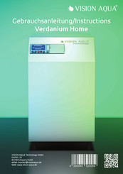 Vision Aqua Verdanium Home Gebrauchsanleitung
