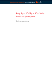 Plantronics Poly Sync 20-Serie Bedienungsanleitung