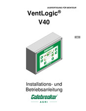 Galebreaker VentLogic V40 Installation Und Betriebsanleitung
