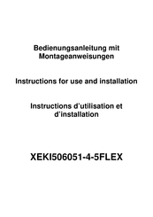 Xolid XEKI506051-4-5FLEX Bedienungsanleitung Mit Montageanweisungen