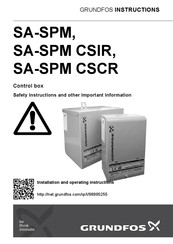 Grundfos SA-SPM Installations- Und Bedienungsanleitungen
