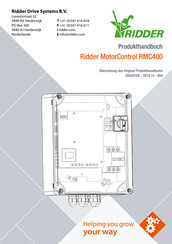 Ridder MotorControl RMC400 Produkthandbuch