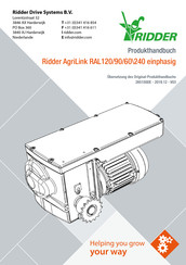 Ridder AgriLink RAL120 Produkthandbuch