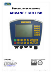 PTM ADVANCE BIO USB Serie Bedienungsanleitung