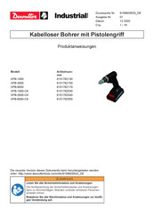 Desoutter XPB-1000 Produktanweisungen