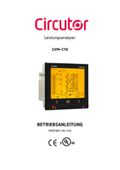 Circutor CVM-C10 Series Betriebsanleitung