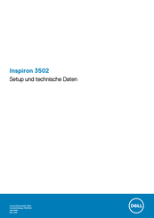 Dell Inspiron 3502 Bedienungsanleitung