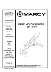 Marcy SB-10100 Bedienungsanleitung