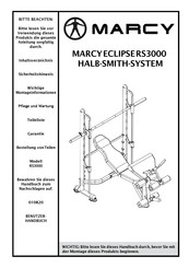 Marcy ECLIPSE RS3000 Benutzerhandbuch