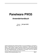 Bernecker + Rainer PW35 Anwenderhandbuch