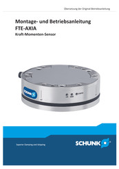 SCHUNK FTE-AXIA 80 Montage- Und Betriebsanleitung