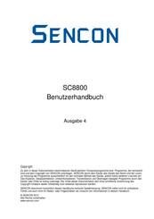 Sencon SC8800 Benutzerhandbuch