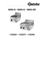 Bartscher 650 400G-G Original Bedienungsanleitung