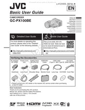 JVC gc-px100be Benutzerhandbuch