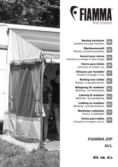 Fiamma ZIP S Montage- Und Gebrauchsanleitung