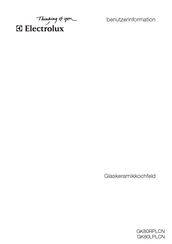 Electrolux GK80RPLCN Benutzerinformation
