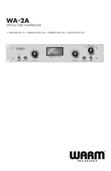 Warm Audio WA-2A Bedienungsanleitung