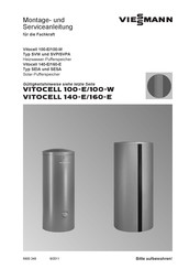 Viessmann Vitocell 100-E Typ SVP Montage- Und Serviceanleitung