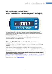 Racelogic VBOX Pitlane Timer Bedienungsanleitung