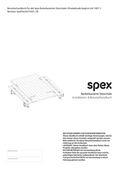 SPEX 1007-1618-100 Installation / Benutzerhandbuch