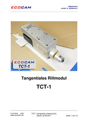 ECOCAM CNC TCT-1 Handbuch