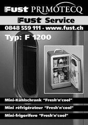 Fust Primotecq Fresh’n’cool F 1200 Bedienungsanleitung