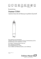 Endress+Hauser Oxymax COS61 Kurzanleitung