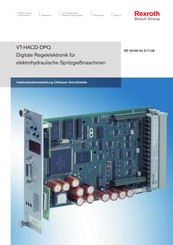 Bosch Rexroth VT-HACD-DPQ Inbetriebnahmeanleitung