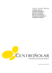 Centrosolar PowerStocc 3000/4000 Installationshandbuch