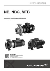 Grundfos MTB 65-125 60 Hz Montage- Und Betriebsanleitung