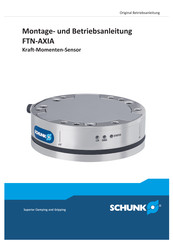 SCHUNK FTN-AXIA Montage- Und Betriebsanleitung